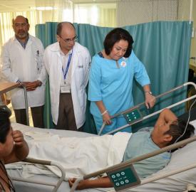 Visita Martha Lilia López Aguilera el Hospital “Dr. Juan Graham Casasús”